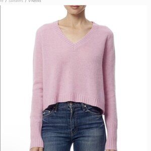 360 Cashmere Manon Pink Cropped Sweater - size XS